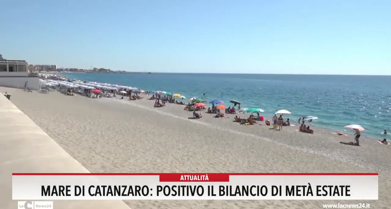 Mare di Catanzaro, positivo il bilancio di metà  estate