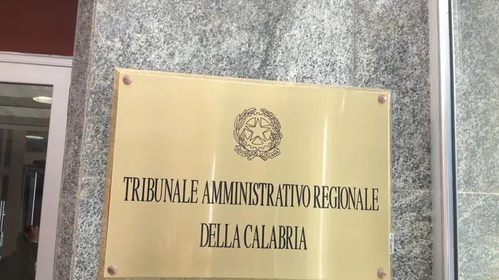 La sede del tar della Calabria a Catanzaro , ANSA