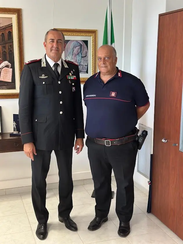 In congedo il luogotenente Macrì, storico comandante dei Carabinieri di Lido