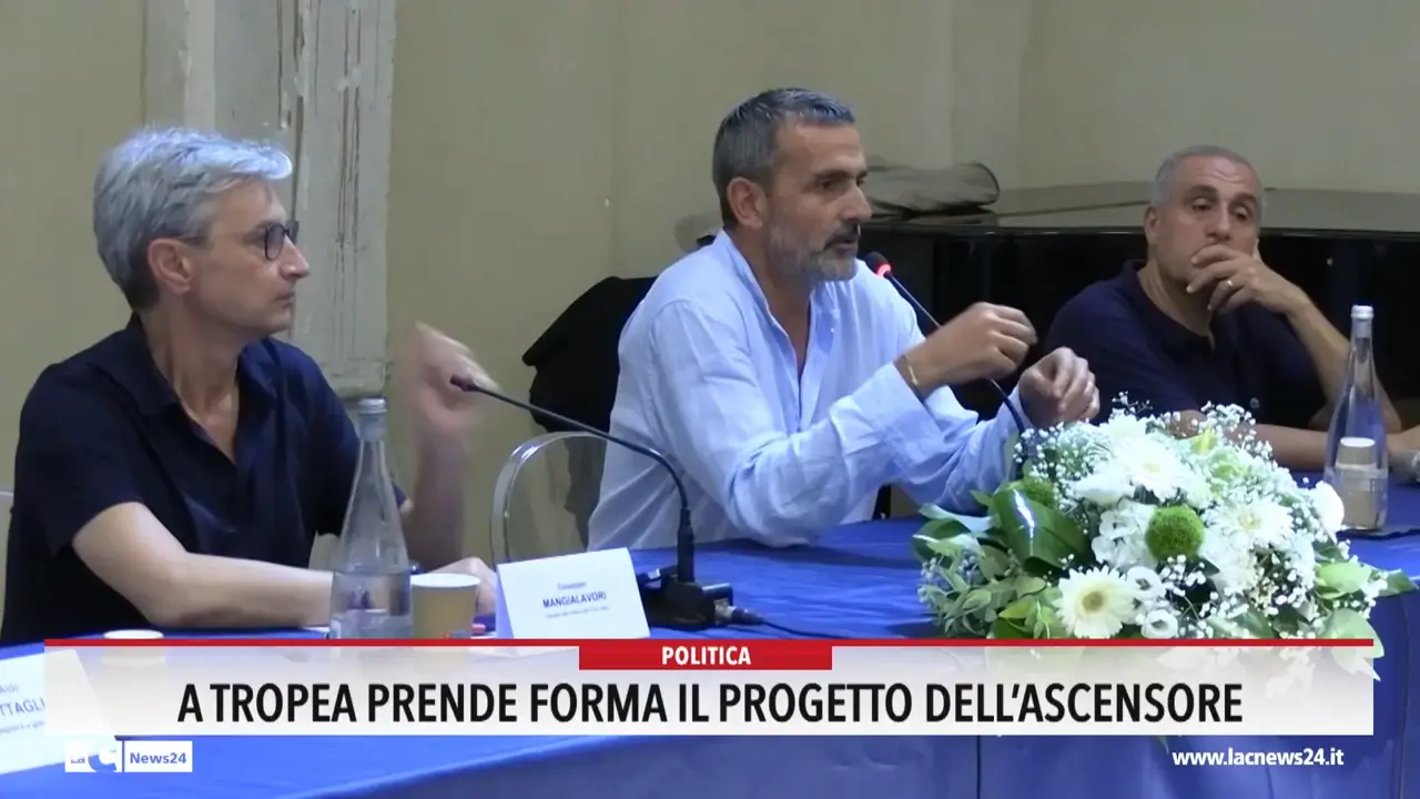 A Tropea prende forma il progetto dell'ascensore