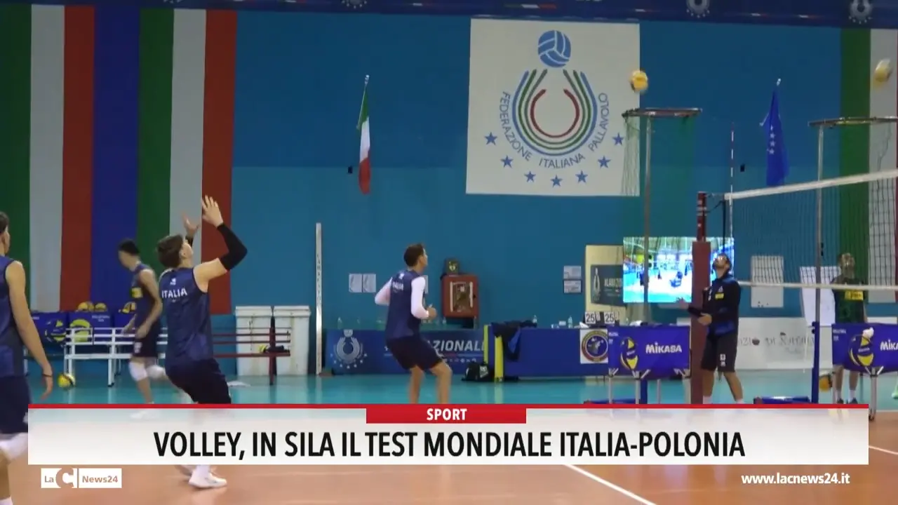 Volley, in Sila il test mondiale Italia-Polonia