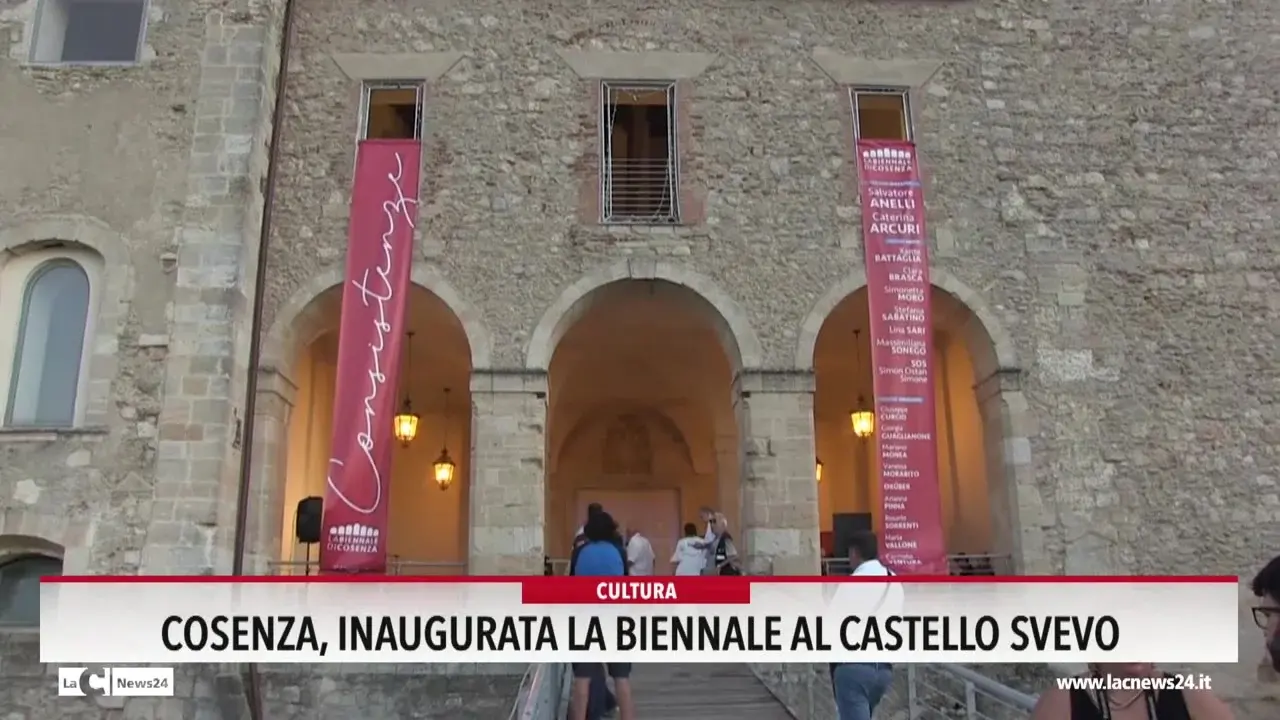 Cosenza, inaugurata la biennale al Castello Svevo