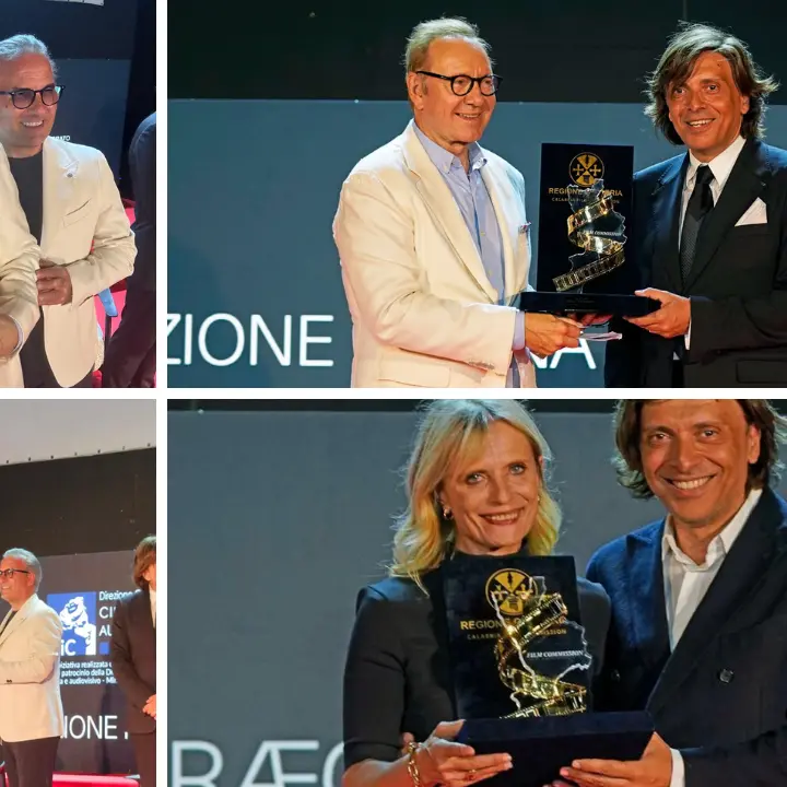 Kevin Spacey riceve la Colonna d’Oro G.B. Spadafora: il Magna Graecia Film Festival chiude con una grande star internazionale\n