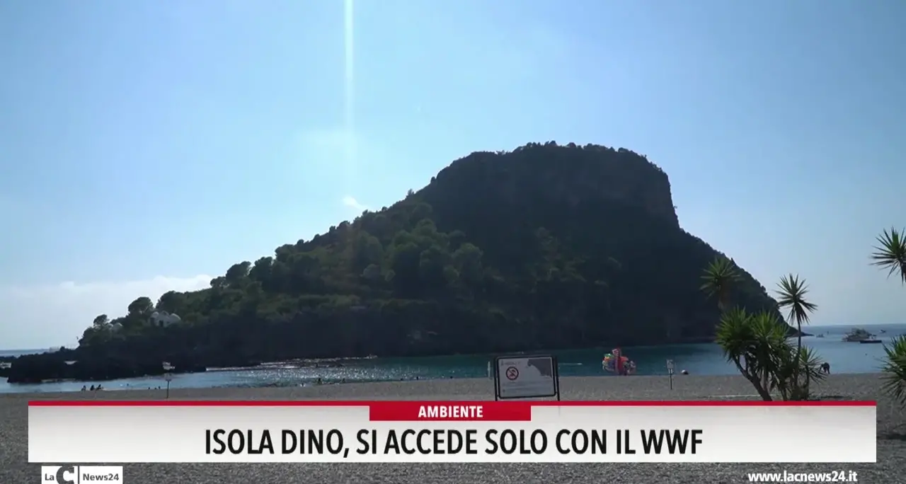 Isola Dino,  si accede solo con il wwf