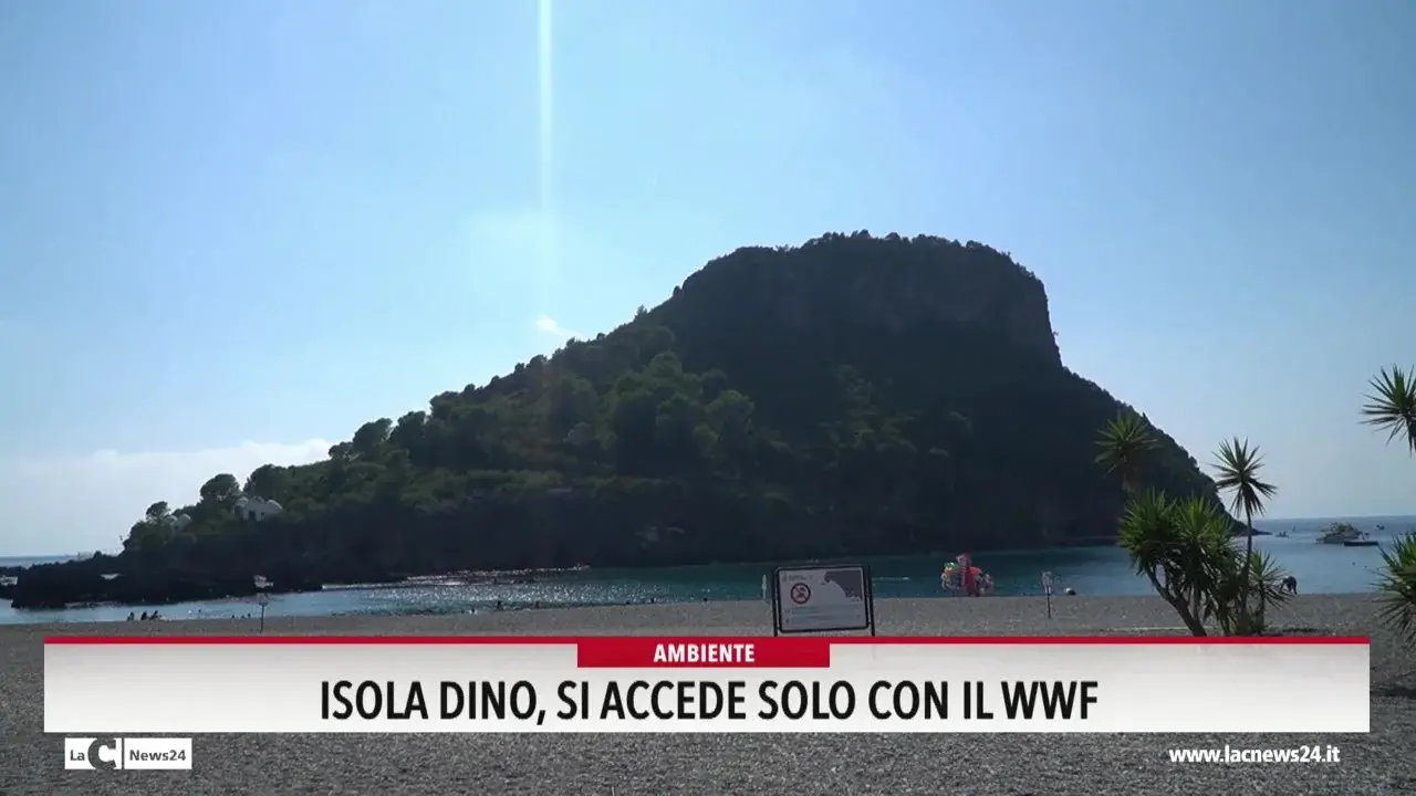 Isola Dino,  si accede solo con il wwf