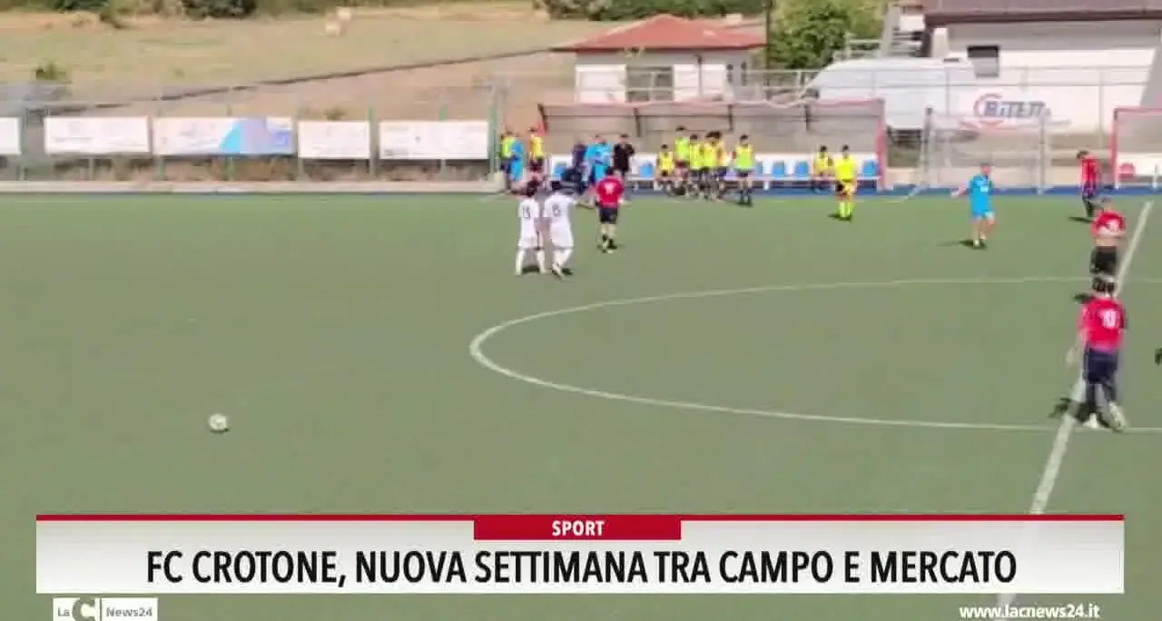 FC Crotone, nuova settimana tra campo e mercato