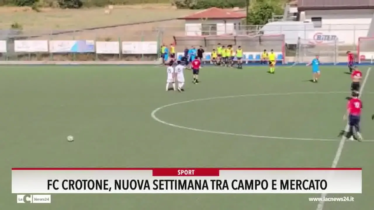 FC Crotone, nuova settimana tra campo e mercato