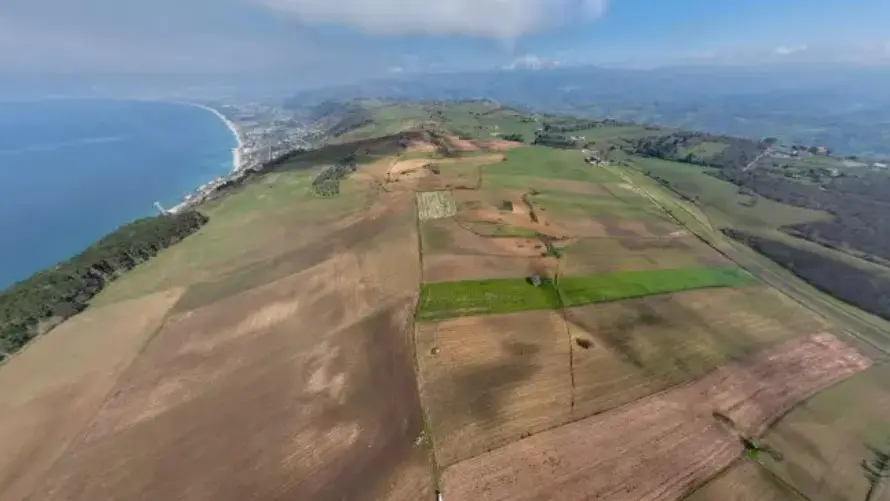 <p>L'area interessata dal progetto vista dall'alto</p>\\n