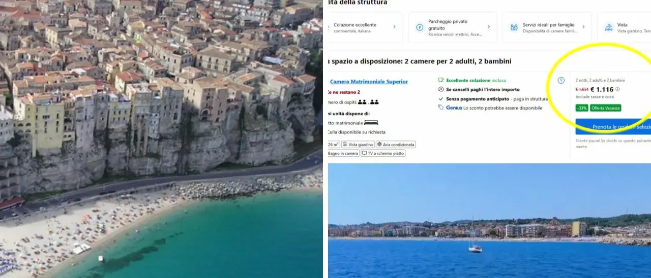 Vacanze di Ferragosto in Calabria, prezzi alle stelle: fino a 2.500 euro per una settimana vicino al mare\n