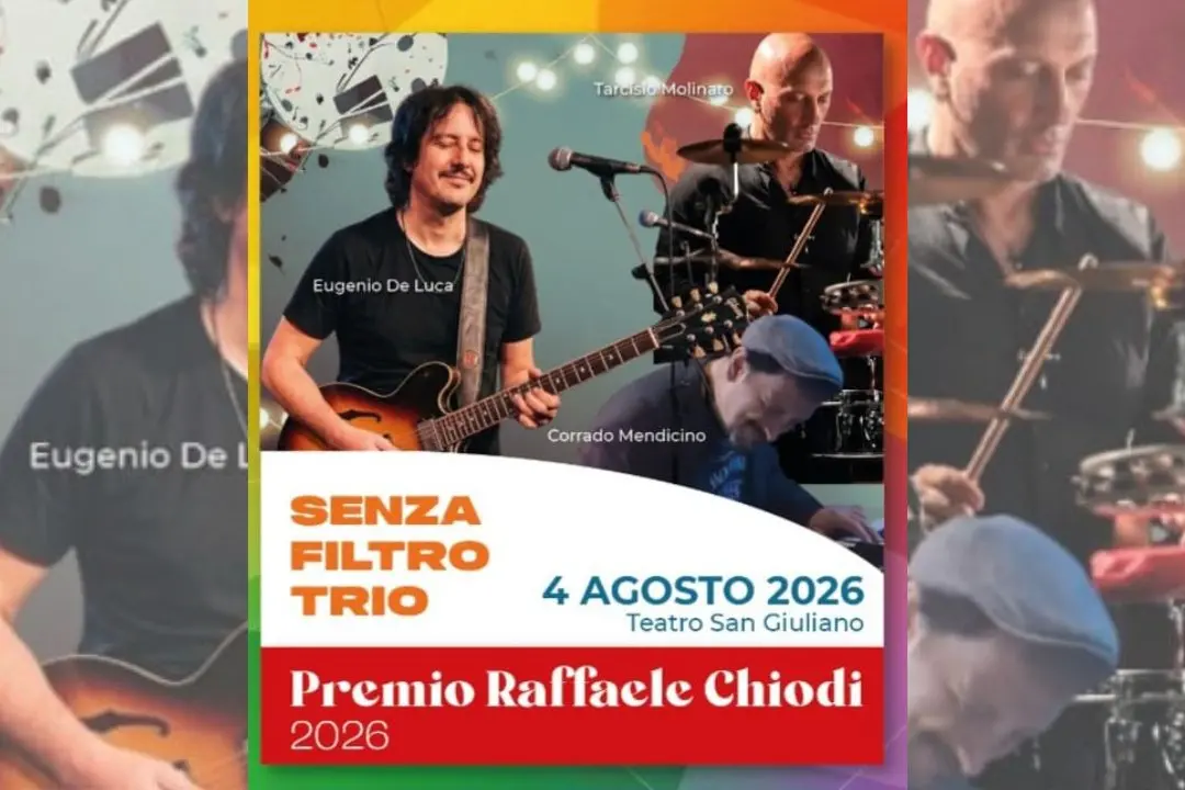 A Castrovillari si alza il sipario sul Premio Raffaele Chiodi: il Senza filtro trio\u00A0inaugura il Festival dei Quartieri\n