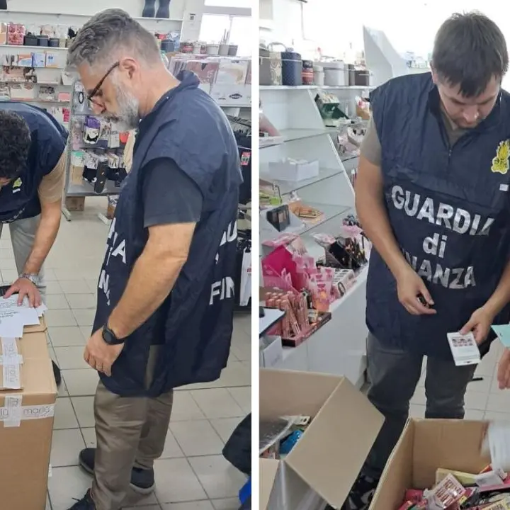 Lamezia, sequestrati oltre 200mila prodotti non sicuri: avrebbero fruttato profitti per oltre 50mila euro\n
