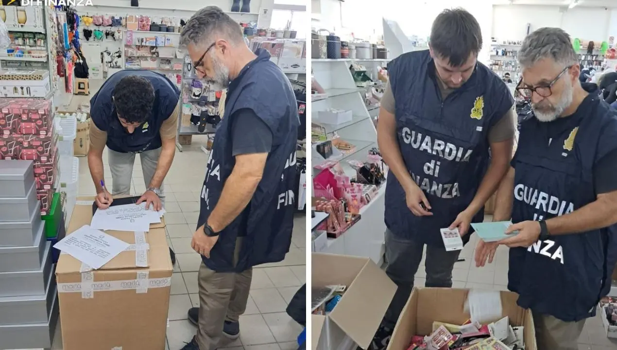 Lamezia, sequestrati oltre 200mila prodotti non sicuri: avrebbero fruttato profitti per oltre 50mila euro\n