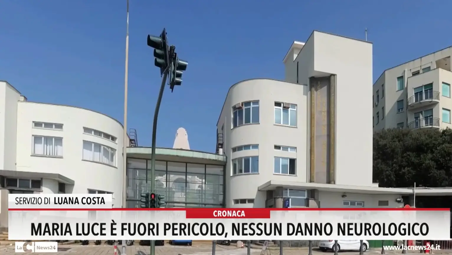 Maria luce è fuori pericolo, nessun danno neurologico