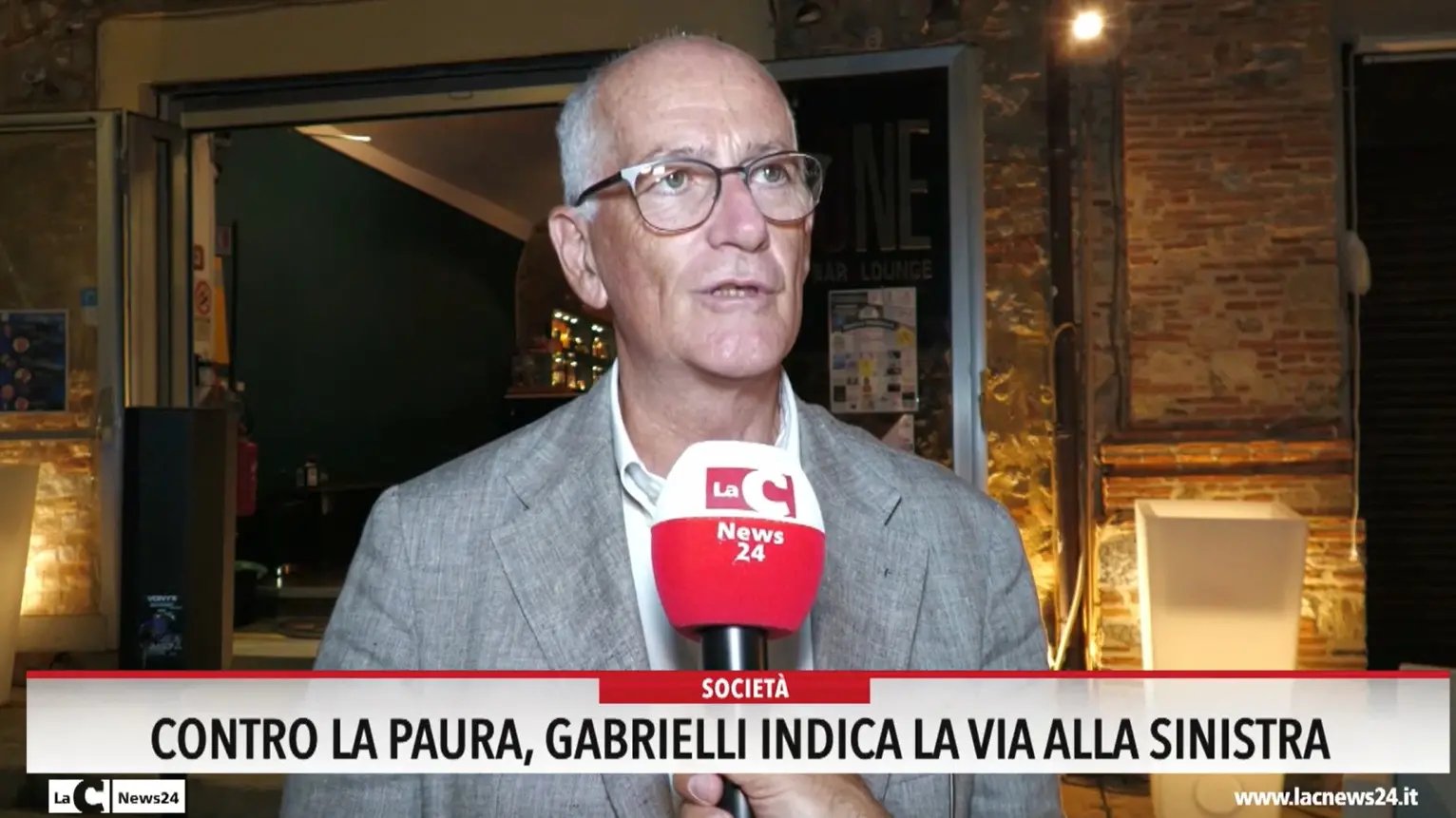Contro la paura, Gabrielli indica la via alla sinistra