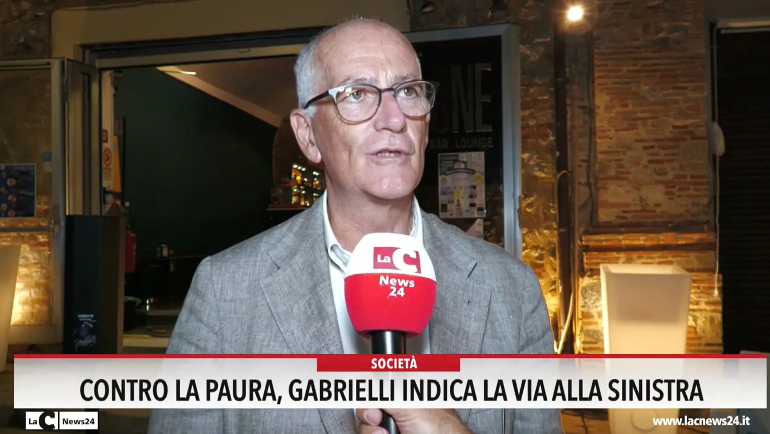 Contro la paura, Gabrielli indica la via alla sinistra