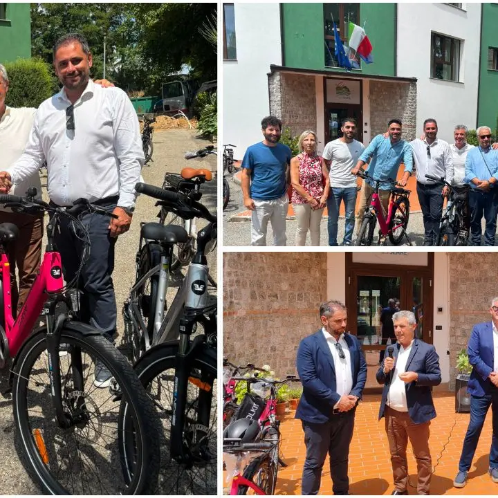 Serre, 88 bike a pedalata assistita per gli “Itinerari del Riccio”: una rete di 163 chilometri tra borghi e montagne\n