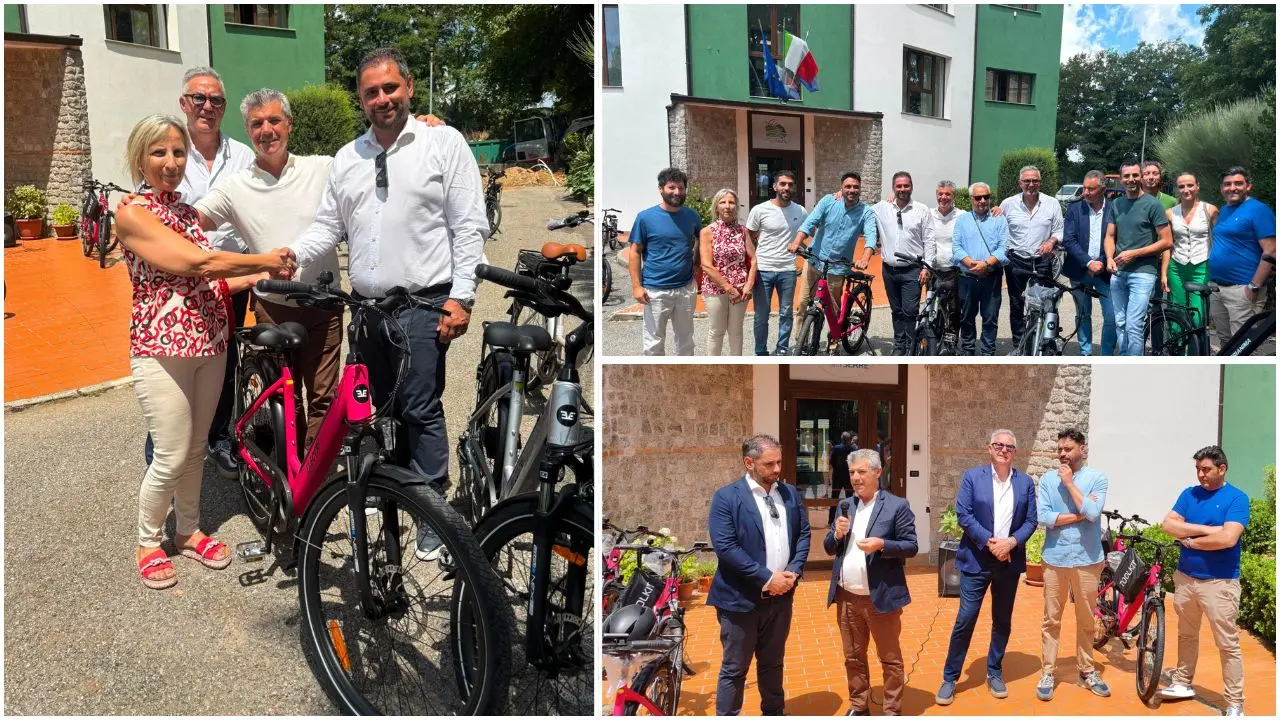 Serre, 88 bike a pedalata assistita per gli “Itinerari del Riccio”: una rete di 163 chilometri tra borghi e montagne\n