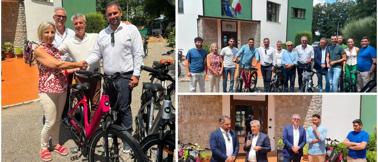 Serre, 88 bike a pedalata assistita per gli “Itinerari del Riccio”: una rete di 163 chilometri tra borghi e montagne\n