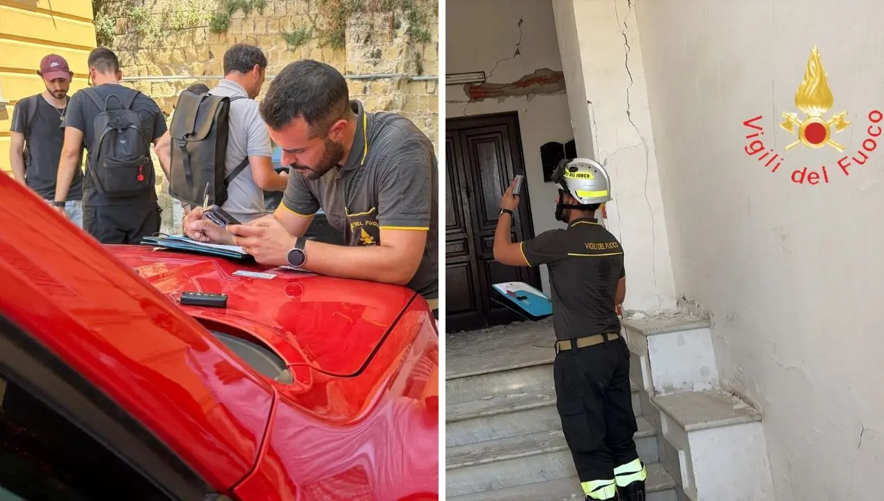 Terremoto a Napoli, dalla Calabria partono i moduli specialistici dei Vigili del Fuoco per i sopralluoghi d'emergenza\n
