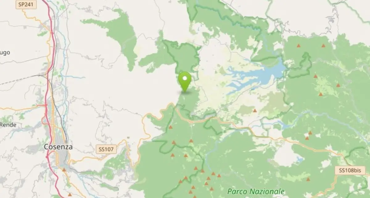 Terremoto di magnitudo 3.5 a Celico, scossa avvertita da Cosenza al Parco Nazionale della Sila\u00A0| LIVE\n