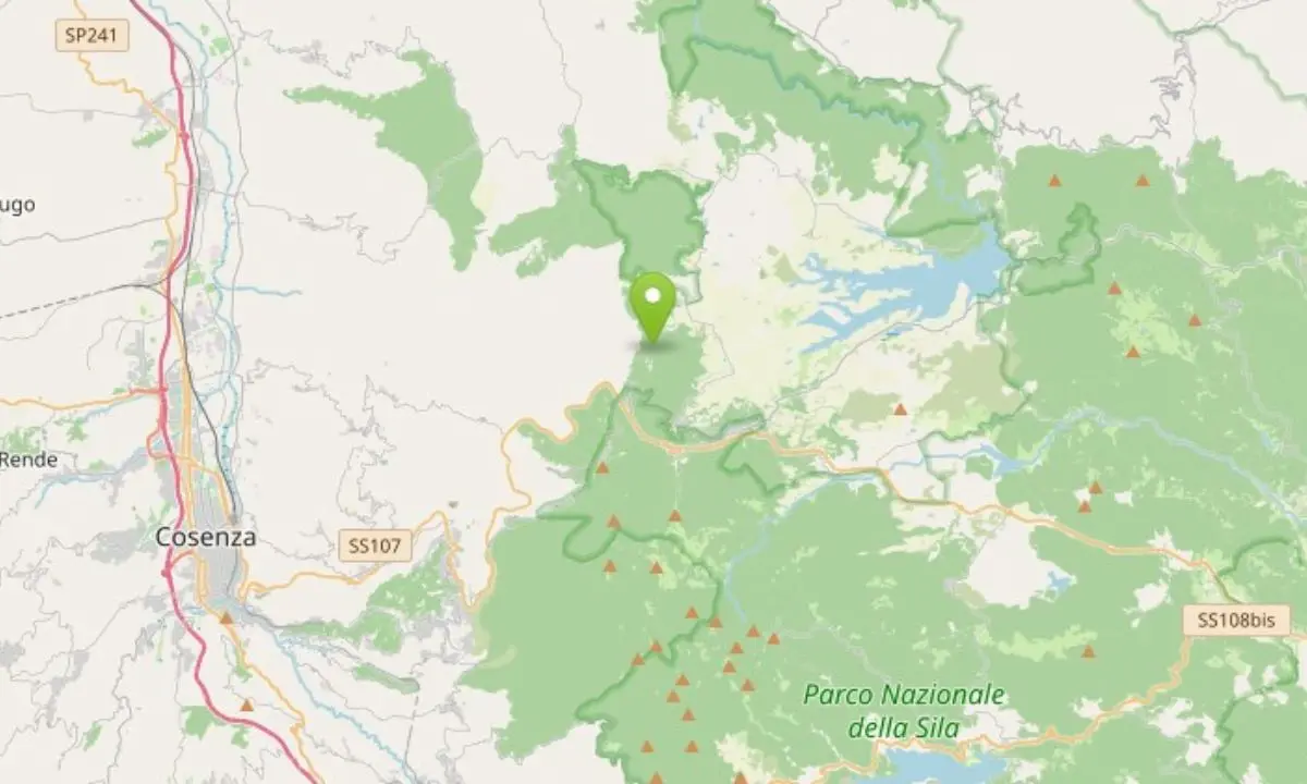 Terremoto di magnitudo 3.5 a Celico, scossa avvertita da Cosenza al Parco Nazionale della Sila\u00A0| LIVE\n