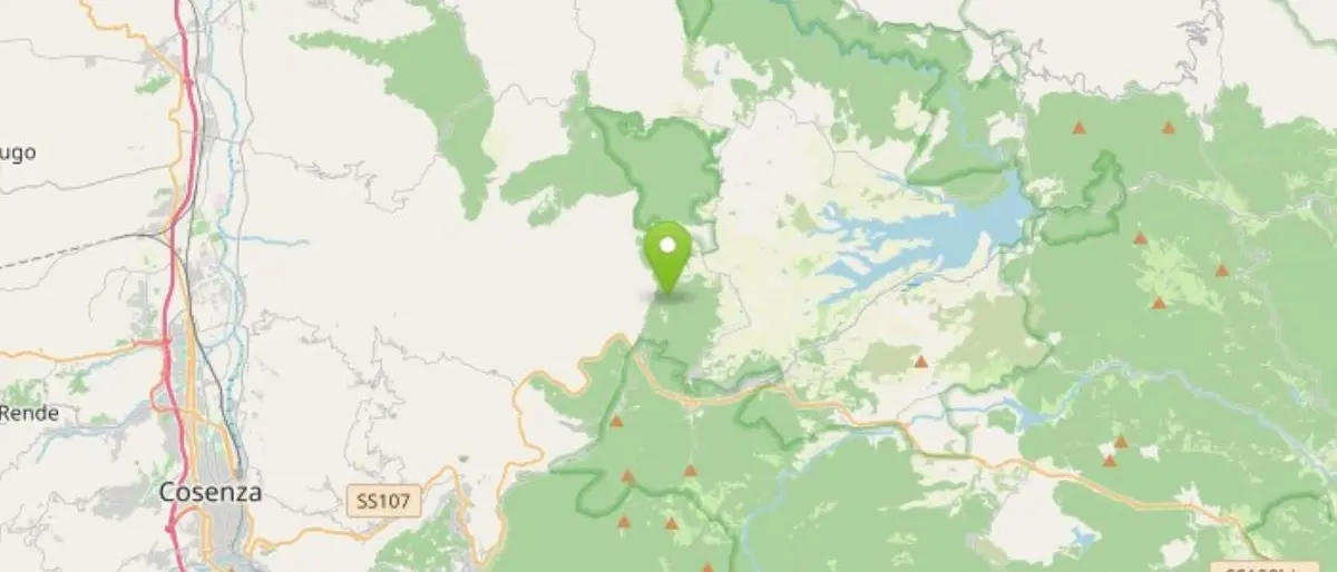 Terremoto di magnitudo 3.5 a Celico, scossa avvertita da Cosenza al Parco Nazionale della Sila
