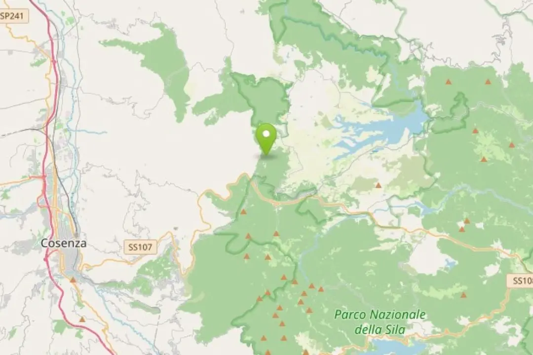 Terremoto di magnitudo 3.5 a Celico, scossa avvertita da Cosenza al Parco Nazionale della Sila