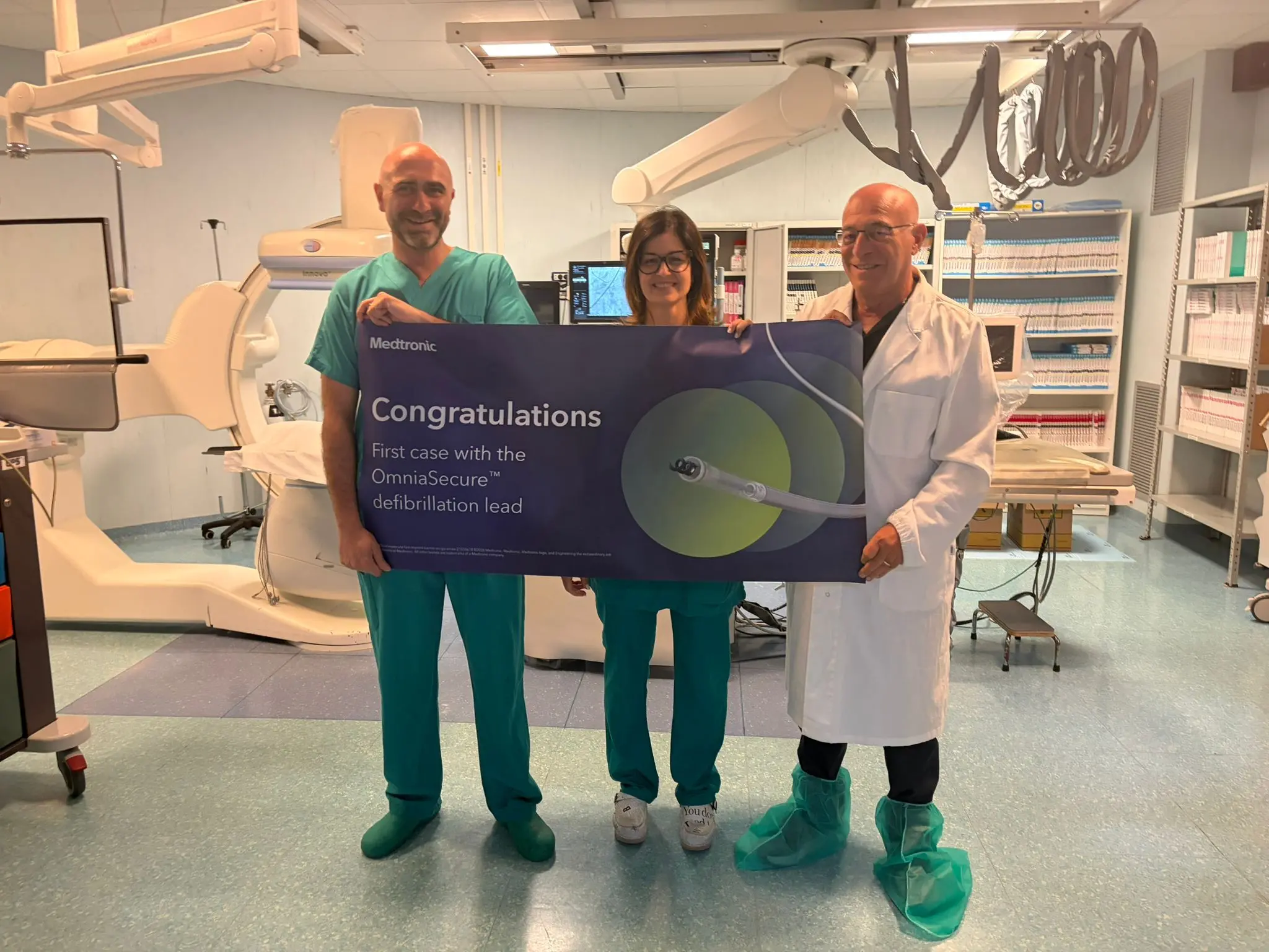 A Castrovillari\u00A0impiantato un\u00A0defibrillatore cardiaco con il più piccolo elettrocatetere transvenoso\n
