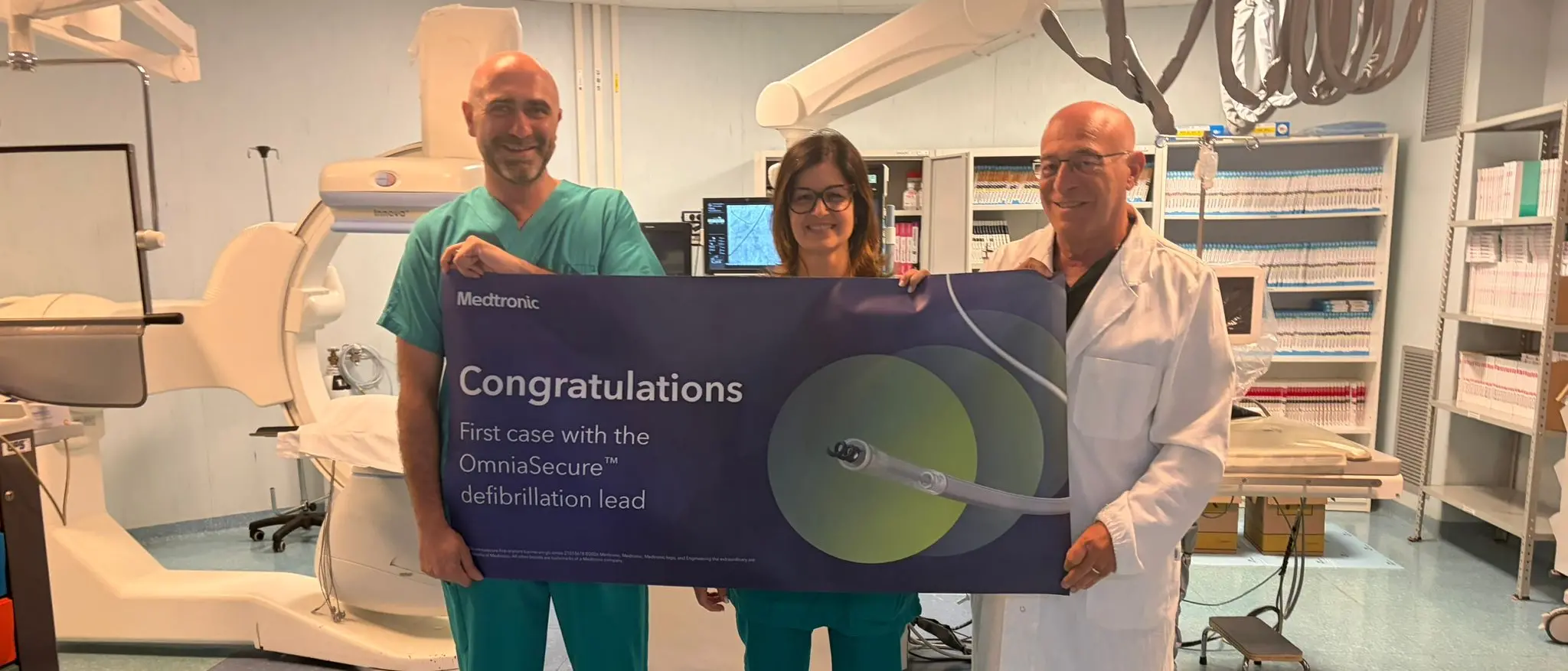 A Castrovillari\u00A0impiantato un\u00A0defibrillatore cardiaco con il più piccolo elettrocatetere transvenoso\n