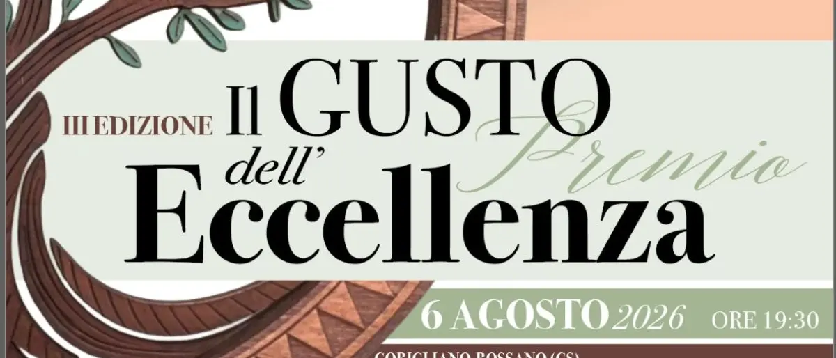 “Il Gusto dell’Eccellenza” torna a Corigliano-Rossano: premi ai talenti enogastronomici calabresi nella terza edizione\n