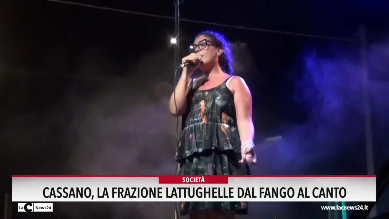 Cassano, la frazione Lattughelle dal fango al canto