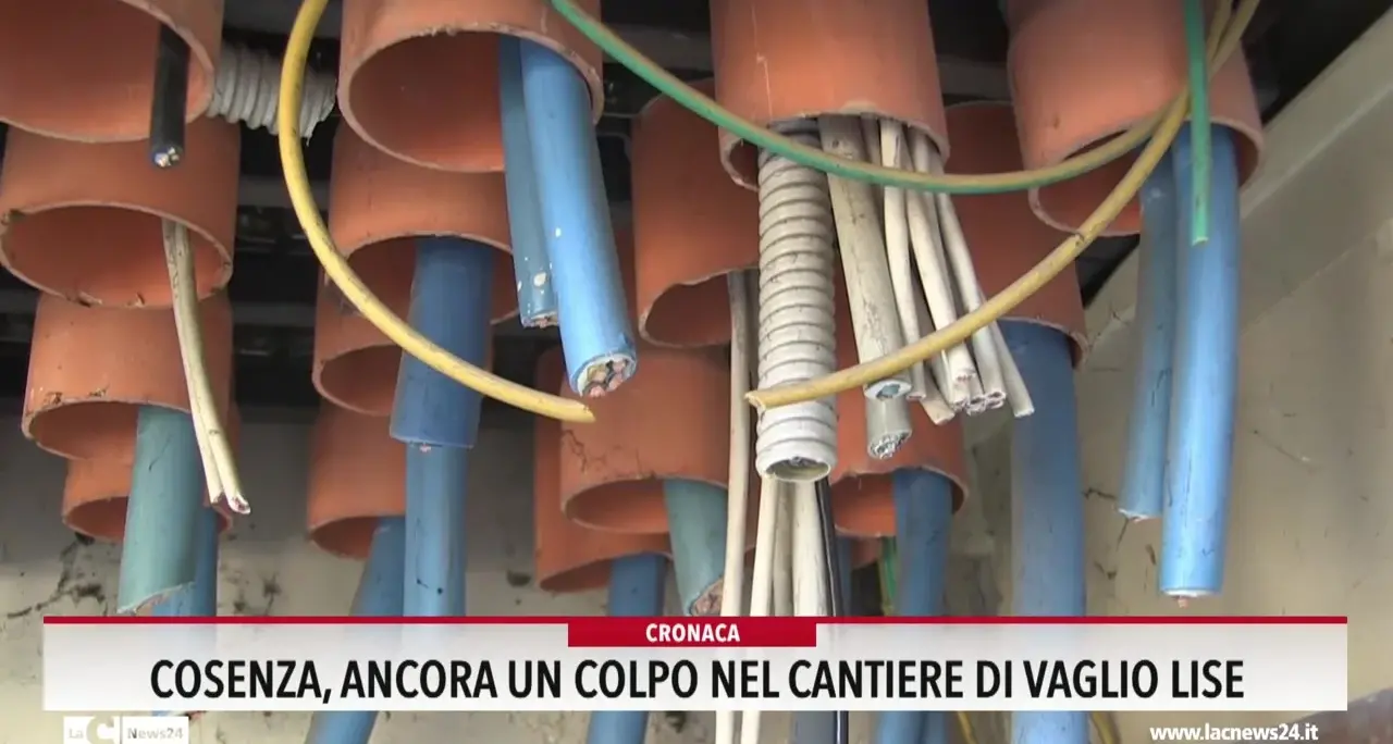 Cosenza, ancora un colpo nel cantiere di Vaglio Lise