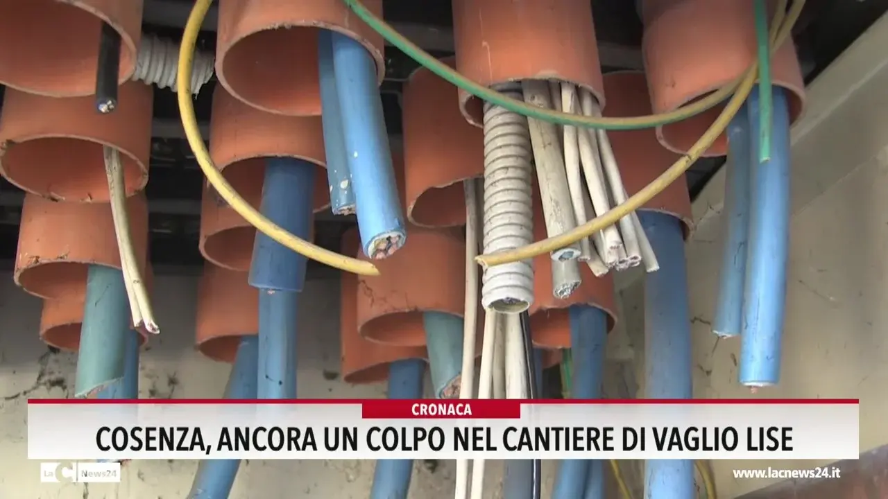 Cosenza, ancora un colpo nel cantiere di Vaglio Lise