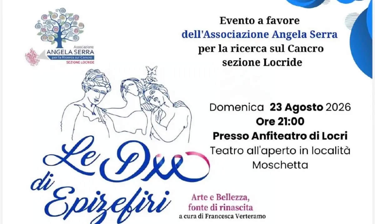 Moda, musica e solidariet, a Locri “Le Dee di Epizefiri - Arte e Bellezza, fonte di rinascita”\n