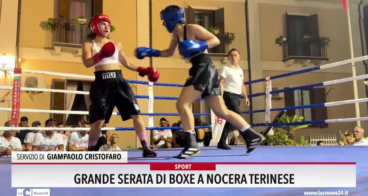 Grande serata di boxe a Nocera Terinese
