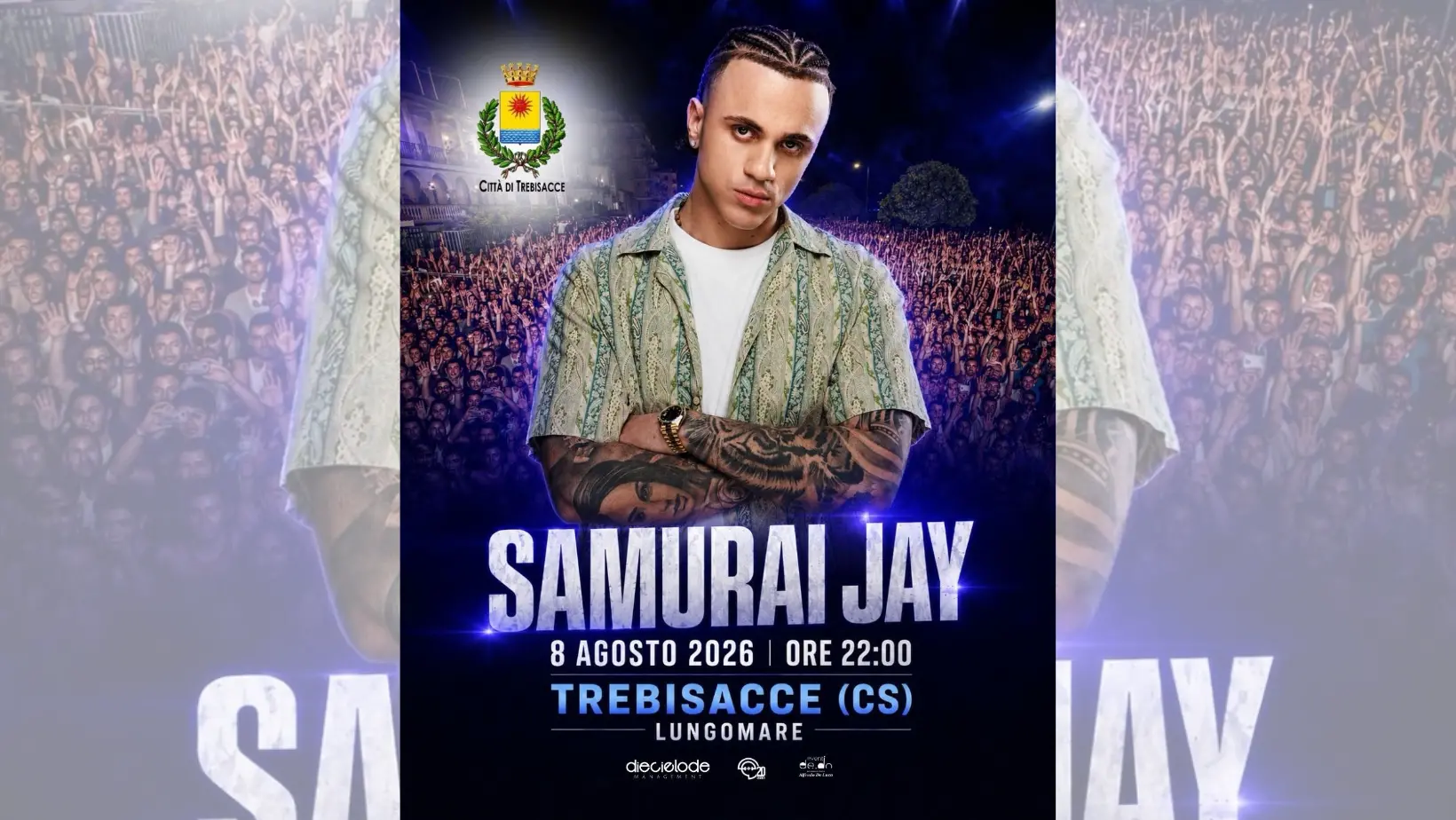 Trebisacce accende l’estate con Samurai Jay: concerto gratuito sulla Riviera dei Saraceni\n