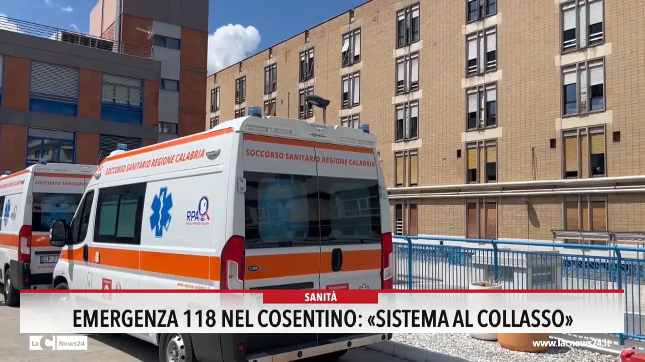 Emergenza 118, nel Cosentino sistema al collasso