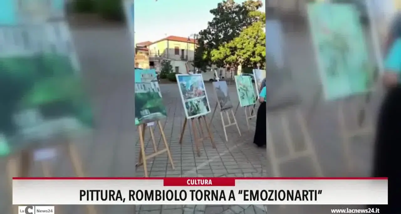 Pittura, Rombiolo torna a emozionarti