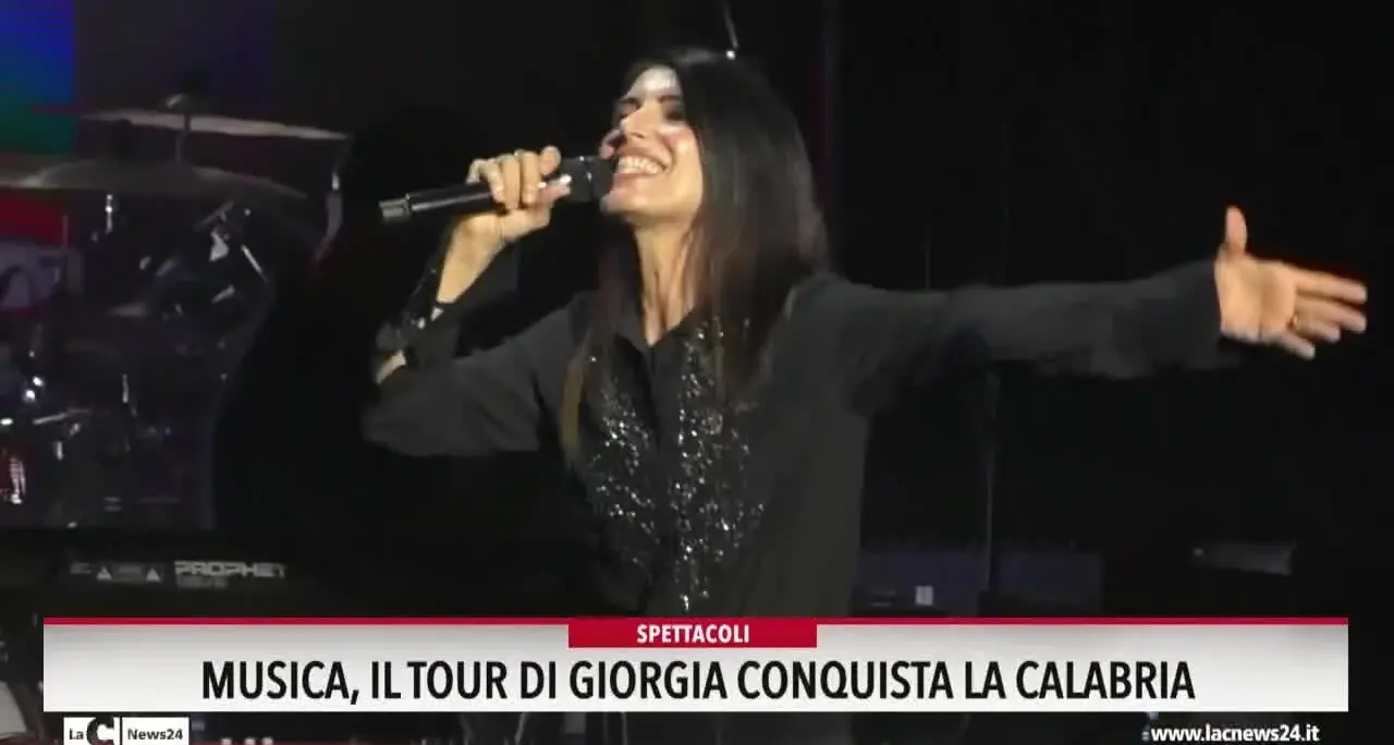 Musica, il tour di Giorgia conquista la Calabria