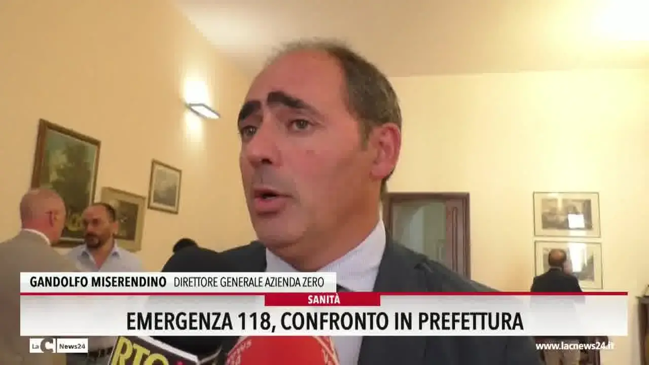 Emergenza 118, confronto in Prefettura