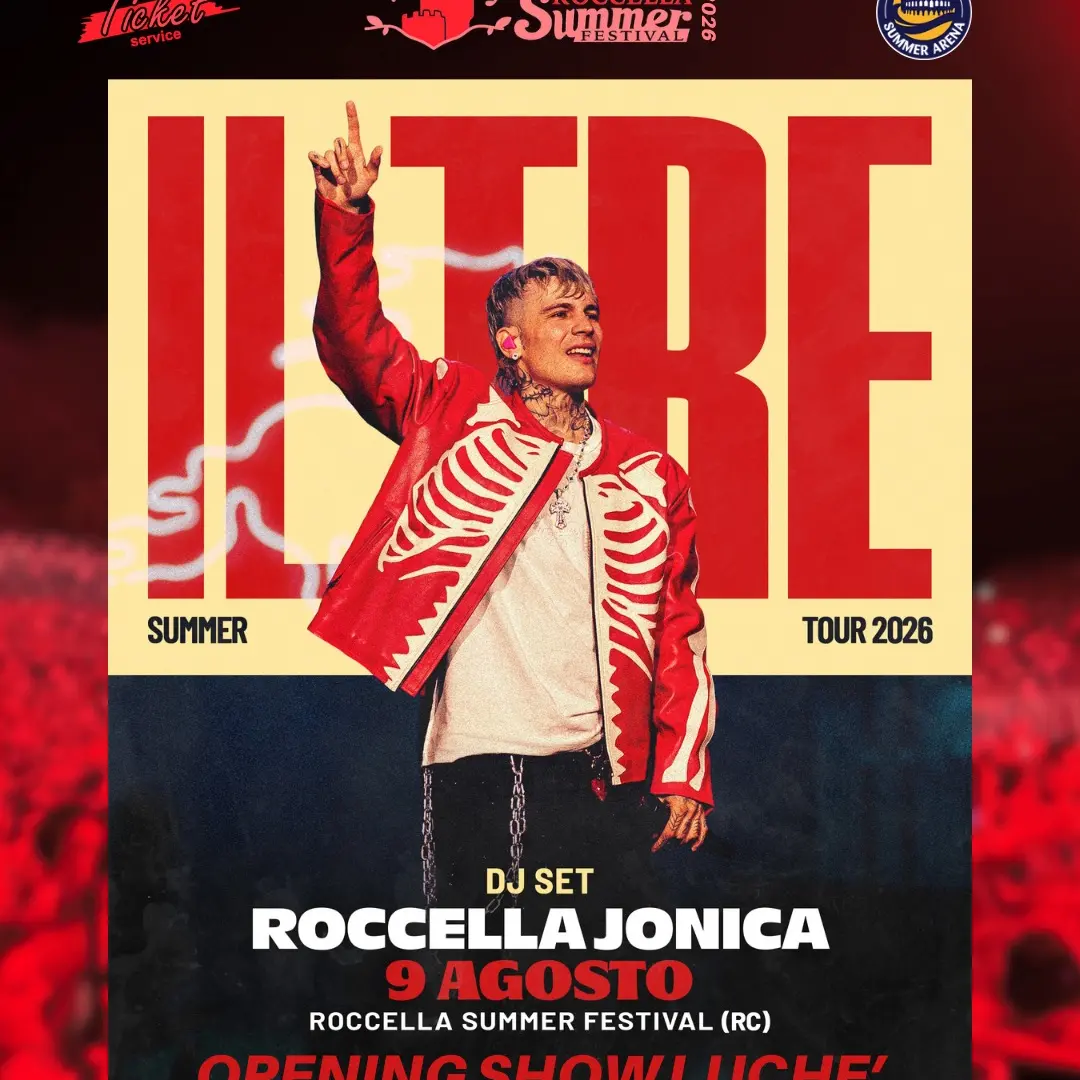 Il Tre apre il concerto di Luchè al Roccella Summer Festival\n