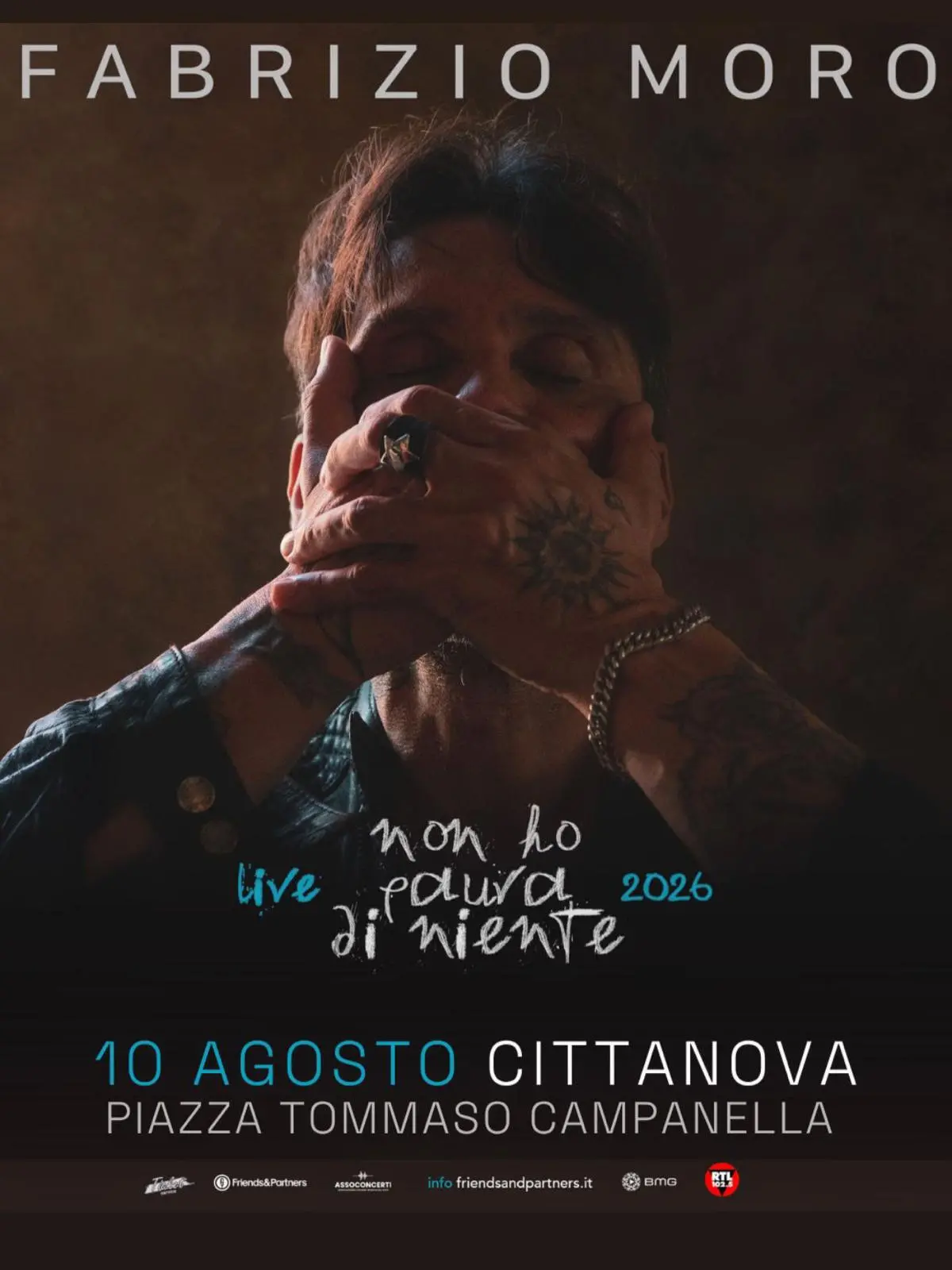 Fabrizio Moro in concerto alla XXV Festa Nazionale dello Stocco di Cittanova\n
