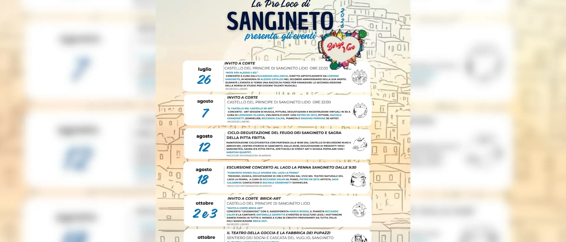 Sangineto, estate tra musica, arte e sapori: torna la Sagra della Pitta Fritta\n