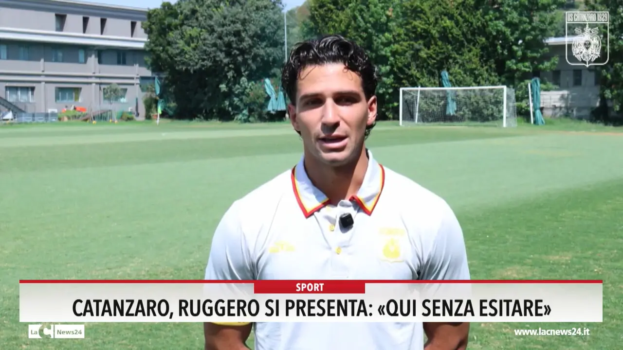 Catanzaro, Ruggero si presenta: \"Qui senza esitare\"
