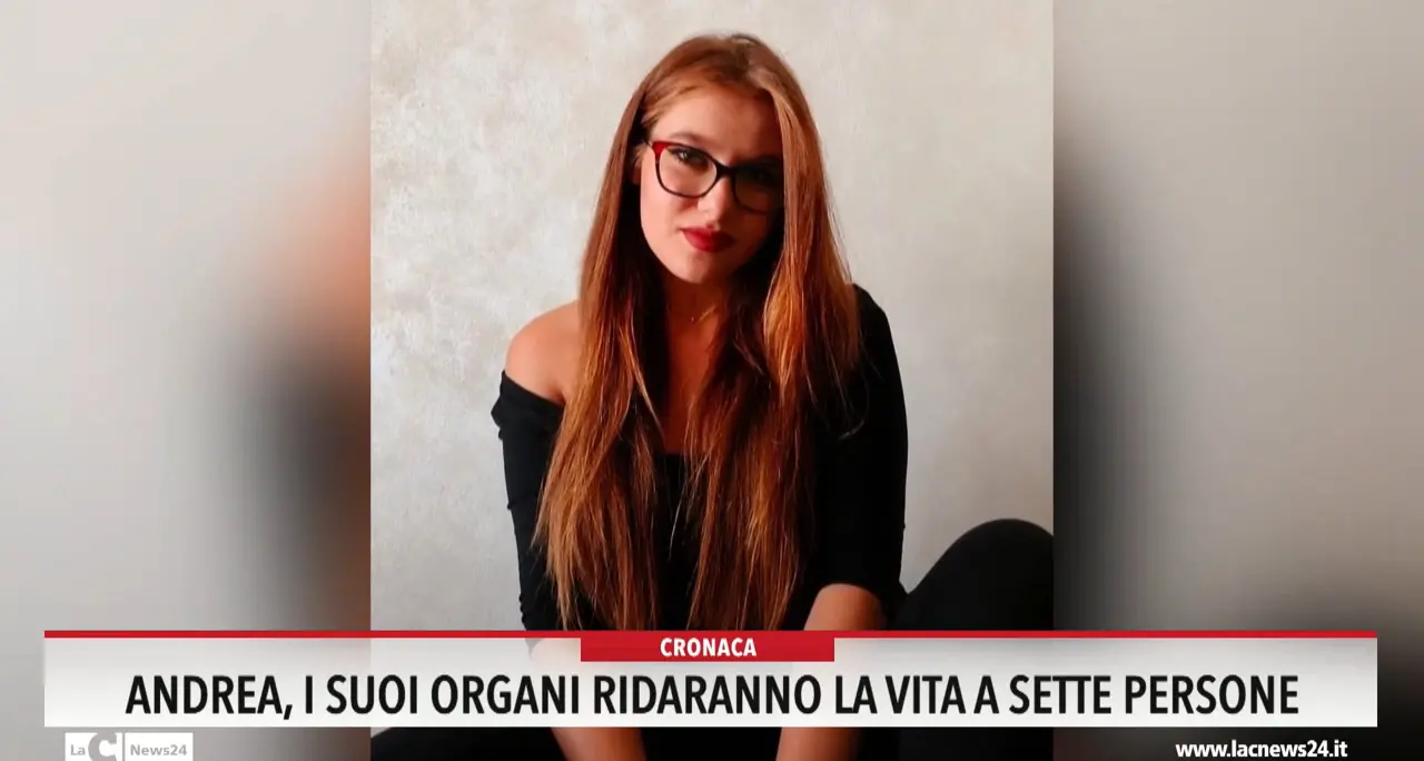 Andrea, i suoi organi ridaranno la vita a sette persone