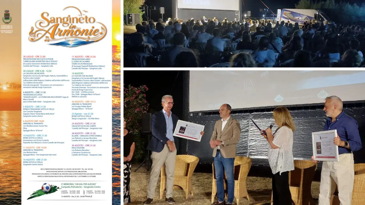 “Sangineto in…\u00A0Armonie”, proiettato il docufilm dedicato al compianto pilota della Ferrari Ignazio Giunti\n