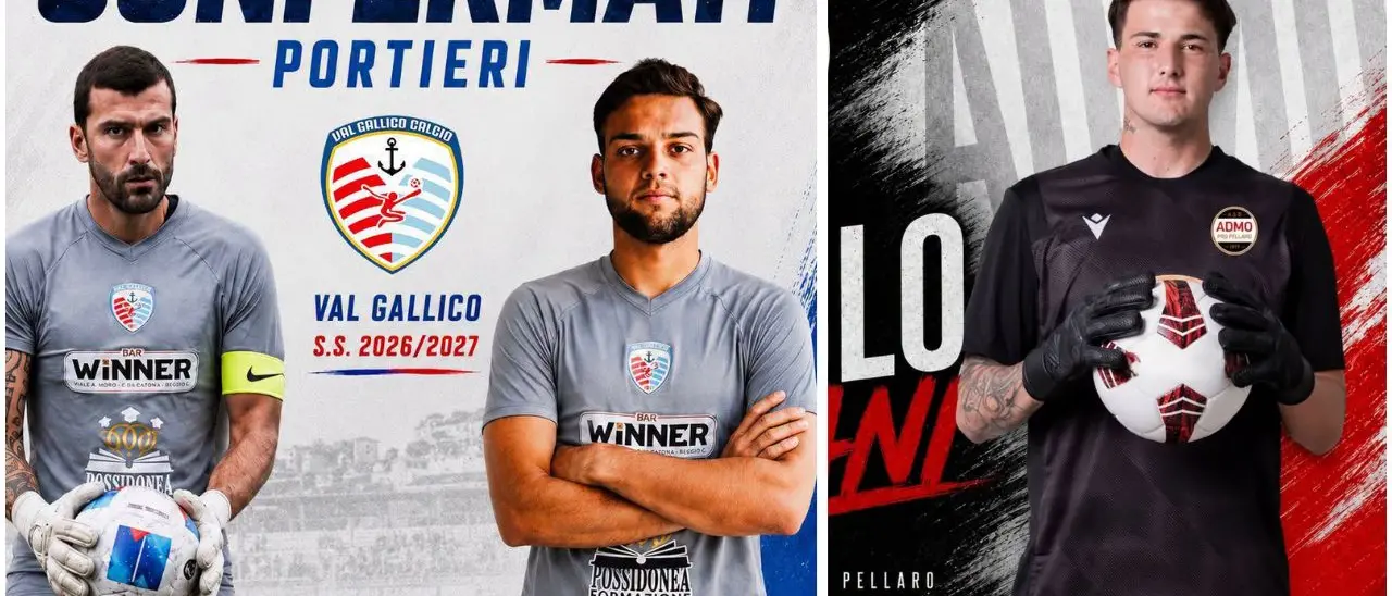 Dilettanti, è anche il calciomercato dei portieri: Toani firma per l'Admo Pro Pellaro, il Val Gallico blindata la porta\n