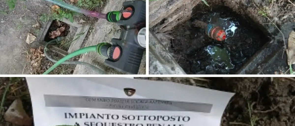 Amantea, allaccio abusivo alla rete idrica e rifiuti abbandonati: otto persone denunciate\n