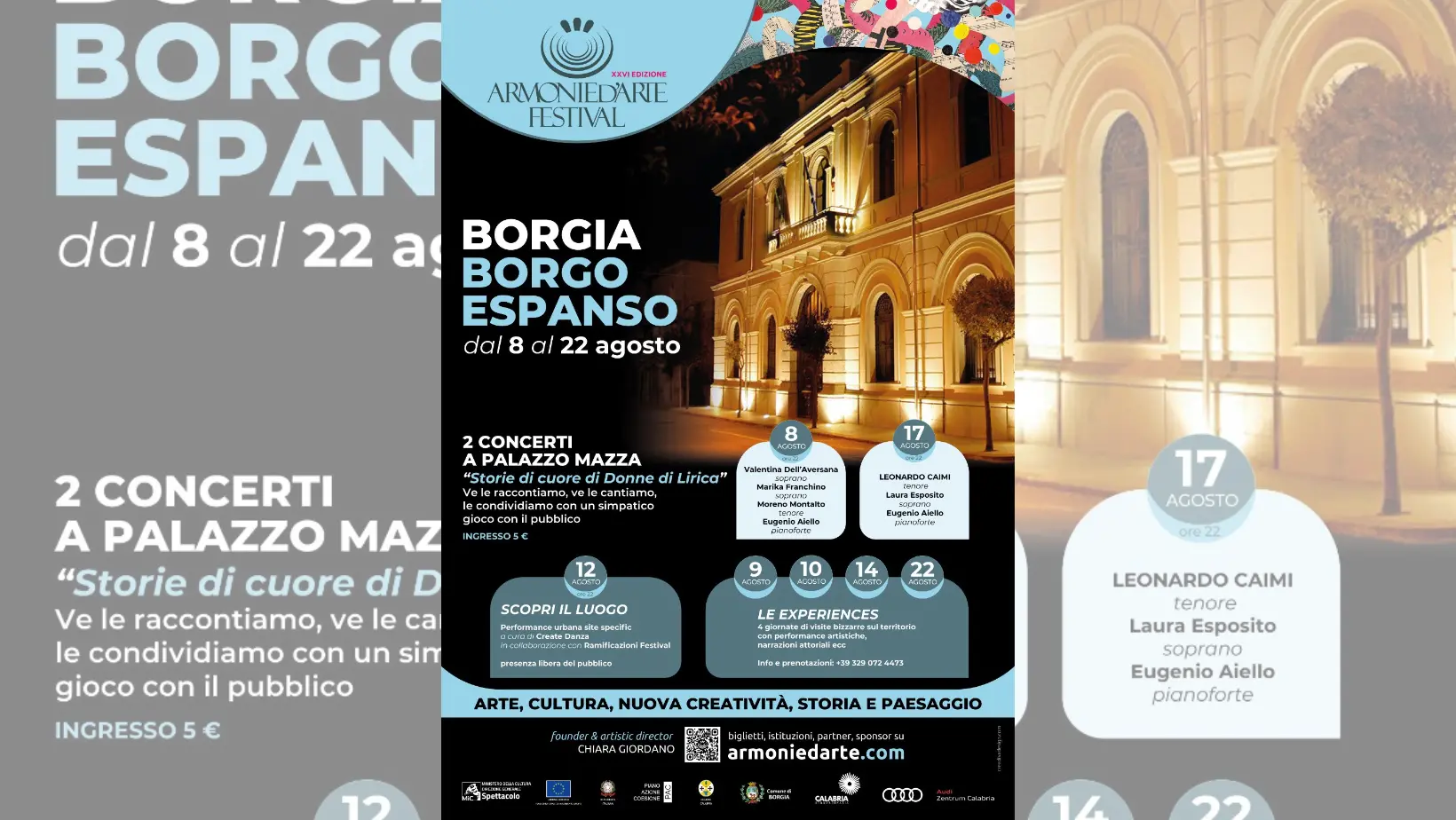Borgia Borgo Espanso, la lirica diventa racconto: le donne dell’opera raccontate attraverso voce e musica\n