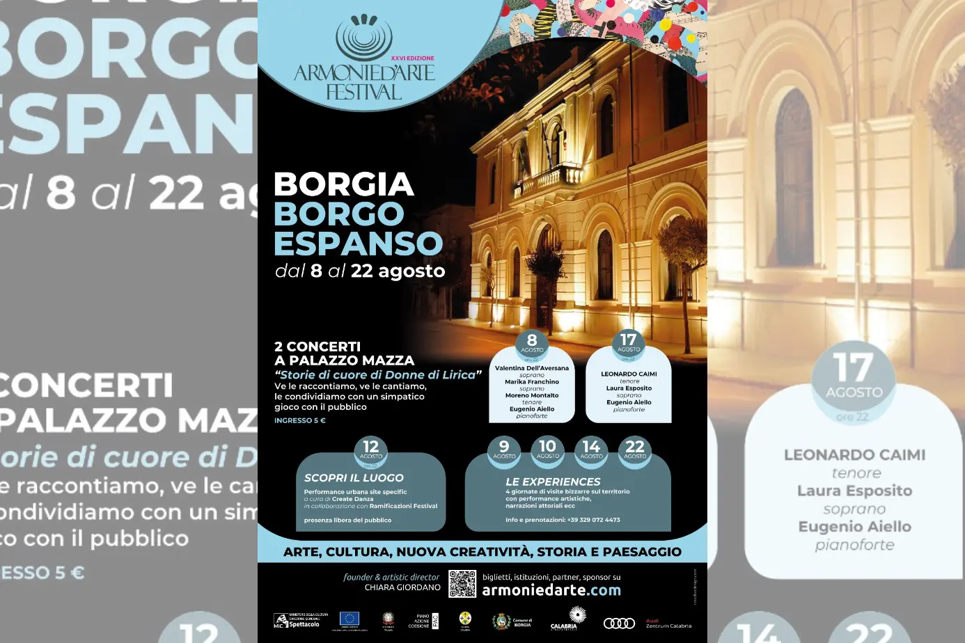 Borgia Borgo Espanso, la lirica diventa racconto: le donne dell’opera raccontate attraverso voce e musica\n